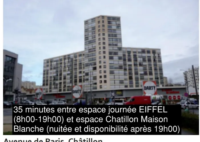 Eiffel Citea Access Dayroom Espace Paris Sans Nuitee Et Chambre Partagee Chatillon Nuitee -- Repos Journee Ou Espace Travail 8-19H Proche Tour Eiffel Ou Usage Bureau A L\'Heure En Journee -- Nuitee Chatillon Avenue Paris